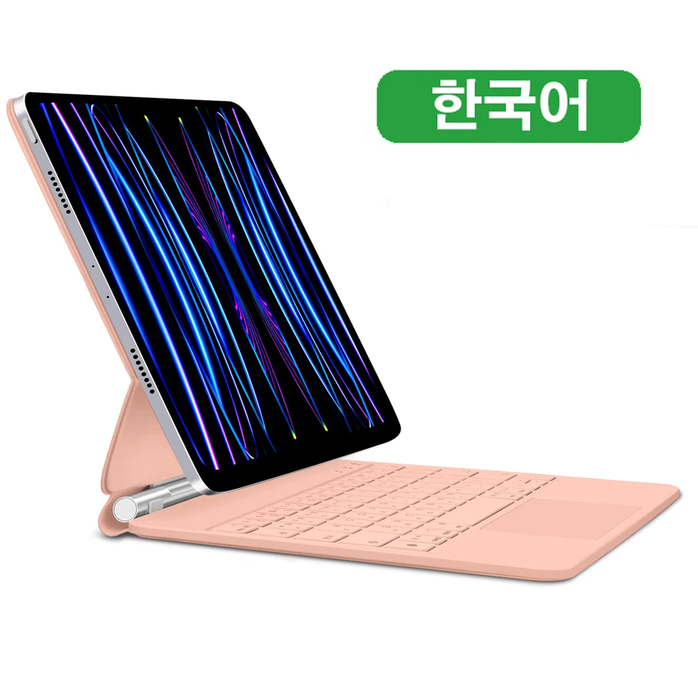 Atas! Keyboard Ajaib untuk iPad Pro 11 Inci 4th/3rd/2nd/1st Gen iPad Air 6 11 2024 Air4 Air 5 Keyboard Bluetooth Dudukan Mengambang