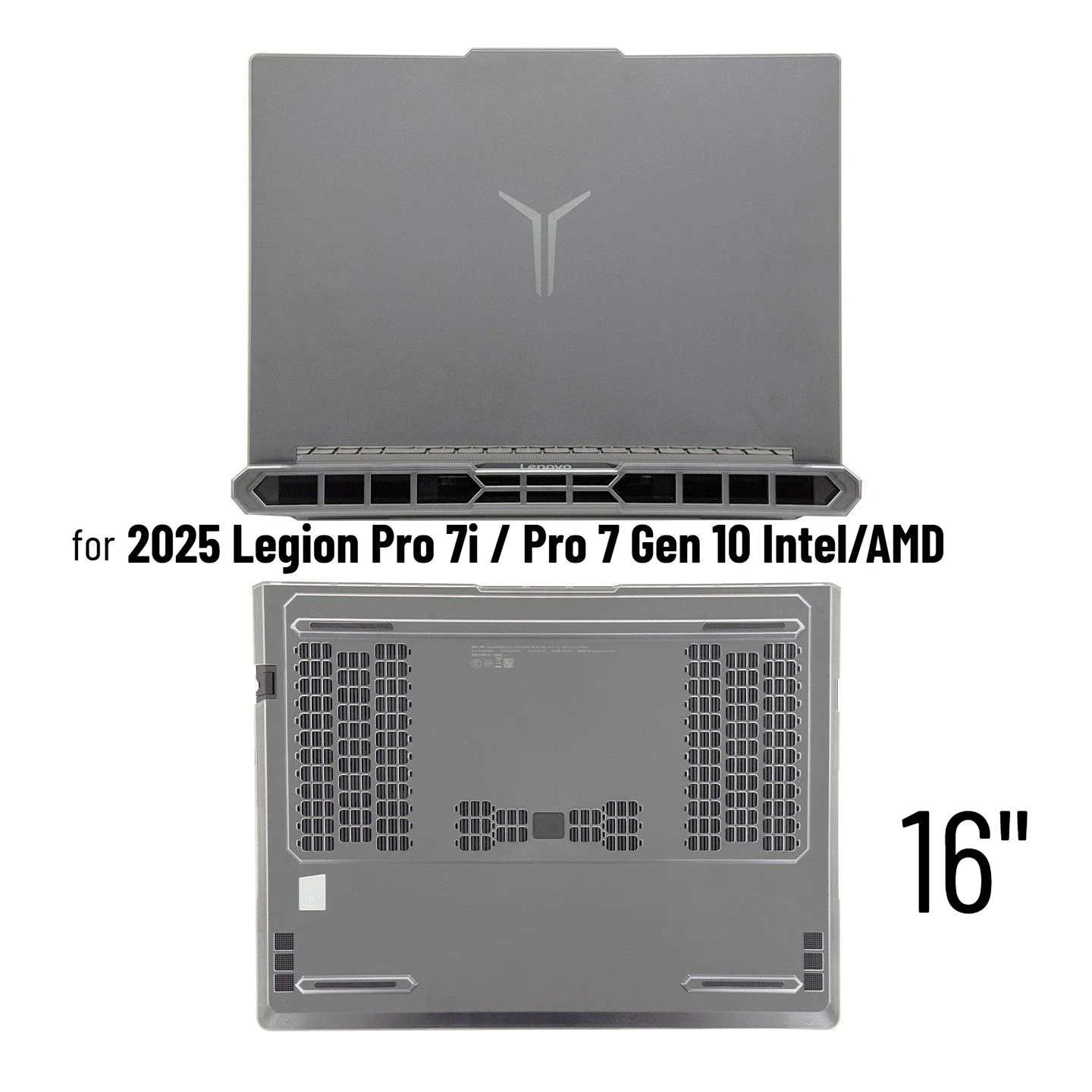 Laptop-Hülle für 2025 2026 Lenovo Legion Pro 7i / 7 Gen 10 Intel/AMD 16 Zoll Kratzfeste Sturzsichere Matte Hartschutz-Schale