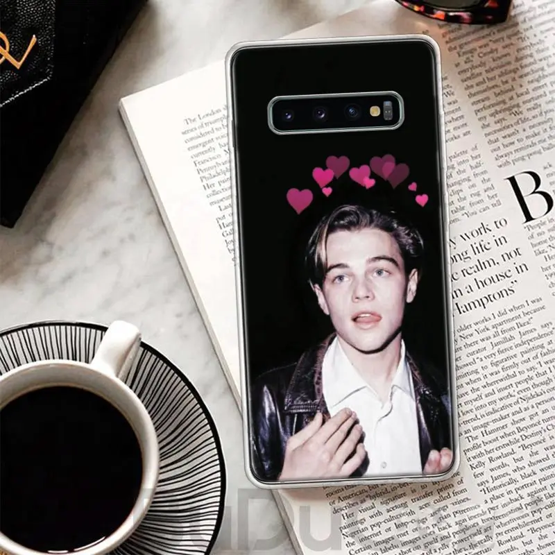 Leonardo Dicaprio Young Cover For Samsung Galaxy S23 S22 S24 Ultra S21 Plus S20 FE Phone Case S10 + S10E S9 S8 Print Coque