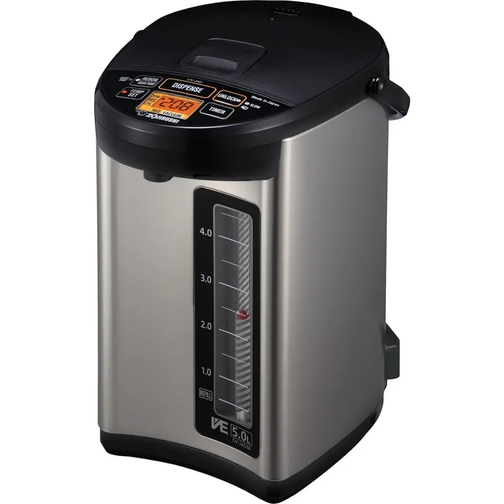 Zojirushi NW-JEC18BA Pressure Induction Heating (IH) Rice Cooker & Warmer, 10-Cup, Made in Japan & CV-JAC50XB