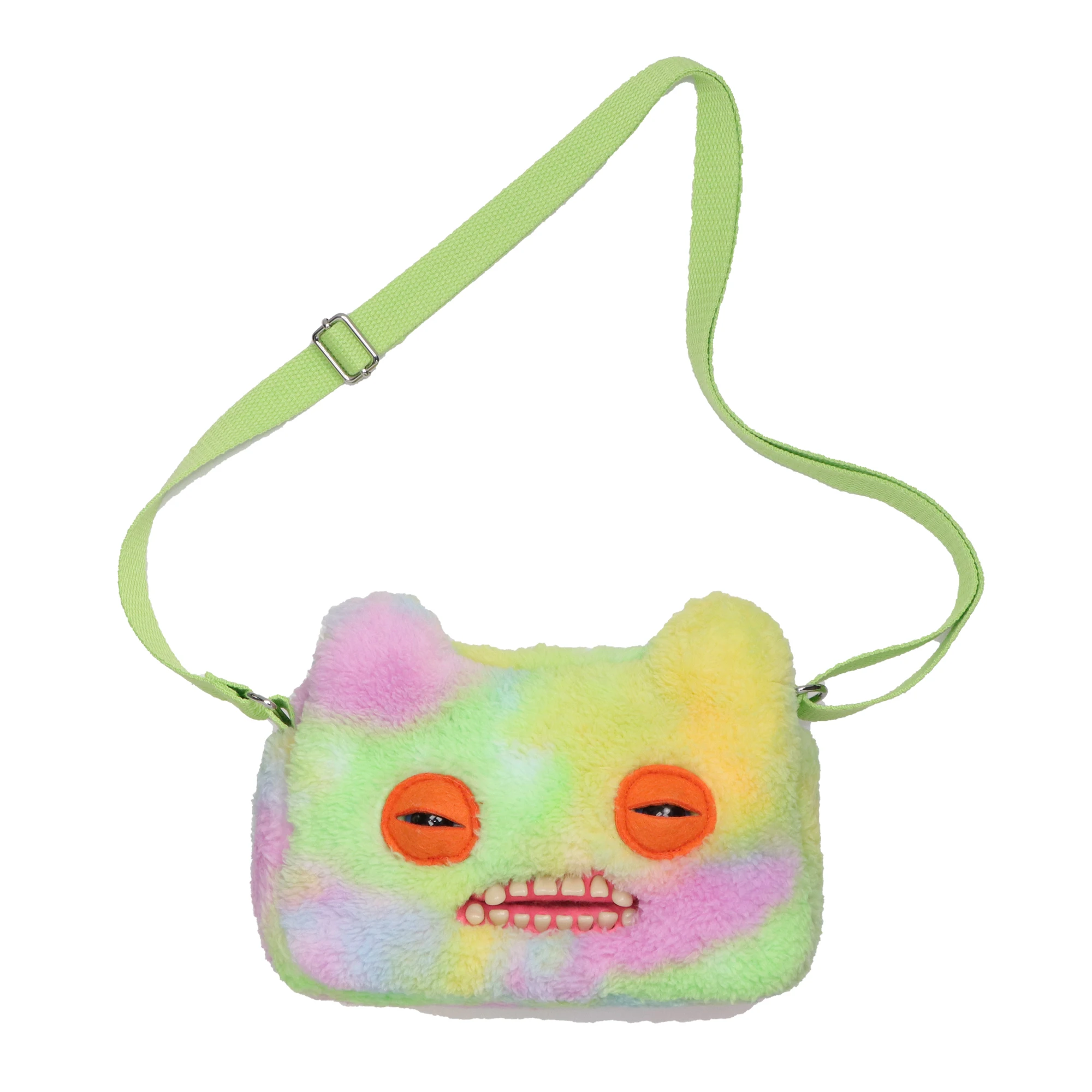 Fugglers Hässliches Zahnmonster Flauschige Umhängetaschen Niedliche Fugg Plüsch-Geldbörse Schulter-Rucksack Portemonnaie für Mädchen Jungen Cartoon-Tier 22CM – Detail 33