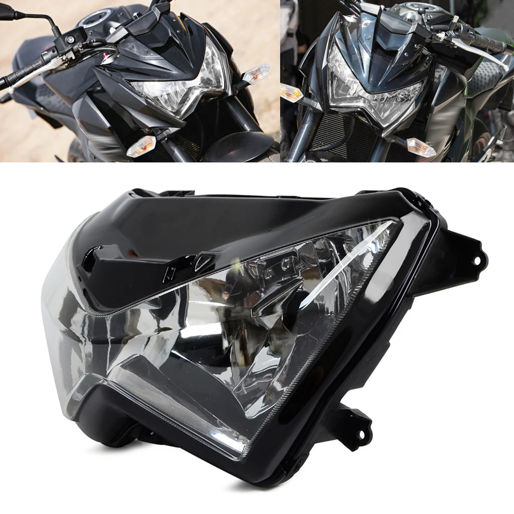 

Motorcycle Headlight Headlamp Housing Assy for Kawasaki Z800 Z250 2013 2014 2015 2016 Z800 Z250 Front Headlights Shell Case