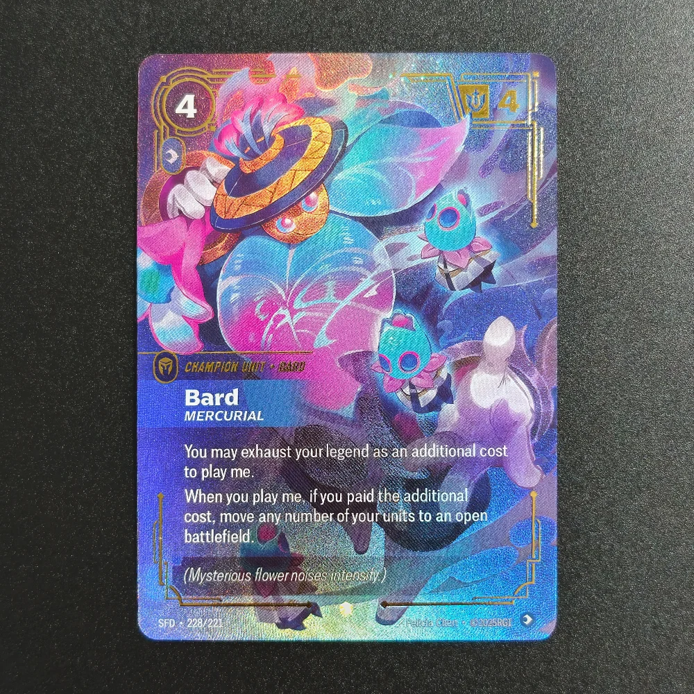Proxy Riftbound League of Legends Spiritforged SFD Vayne Ahri Irelia Bard Teemo Yone Yasuo Überschüssige Sammlung TCG Spielkarten