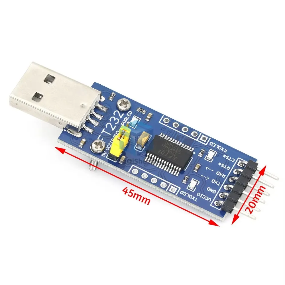 FT232 USB UART Board (Typ A) FT232R FT232RL zu RS232 TTL Serielle Modul Kit
