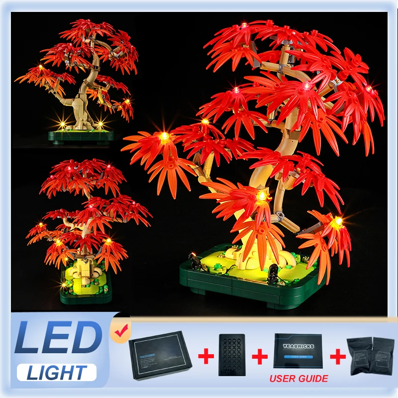 

Premium DIY Led Light Kit For Lego 10348 Red maple bonsai (Only Led Light,Without Blocks Model) Brighten Up Your Creations
