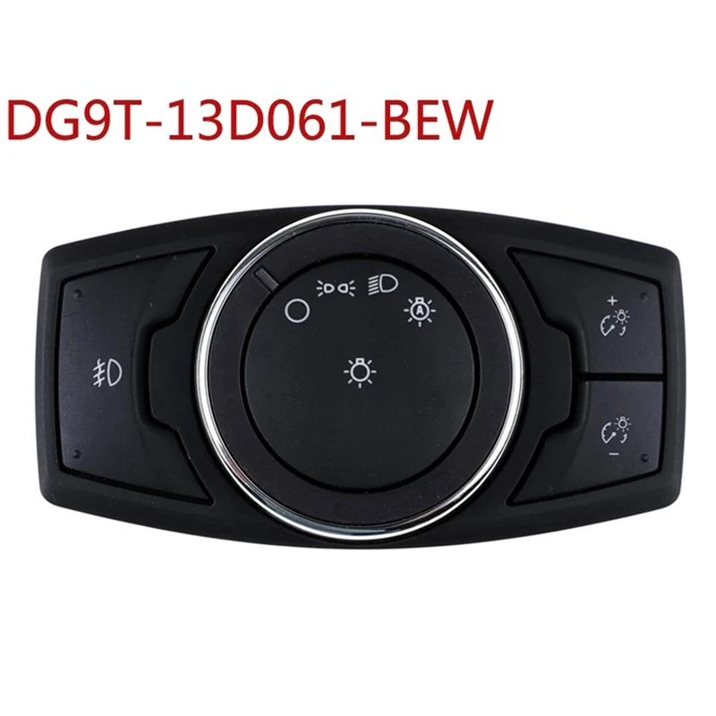 New DG9T-13D061-BEW Headlight Fog Light Lamp Control Switch Module Button For Ford Mustang 2015-2018 DG9T13D061BEW