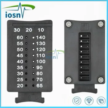 치과 용기구 엔도 눈금자 Gutta Percha 커터 측정 눈금자 스팬 측정 규모 Endodontic