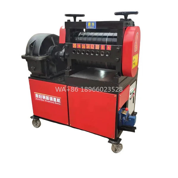 

6-20mm Scrap Rebar Straightening and Cutting Machine Reinforced Deformed Steel Bar Straightening Machine