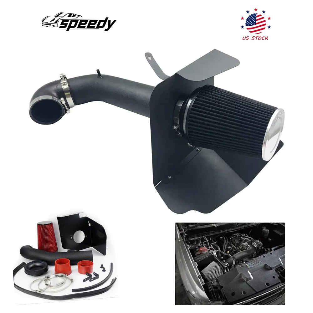 

Комплект впуска холодного воздуха + теплозащитный экран для Chevy/GMC 1500 V8 09-13 4,8 л/5,3 л/6,0 л для Cadillac Escalade 09-14 с двигателем 6,2 л V8