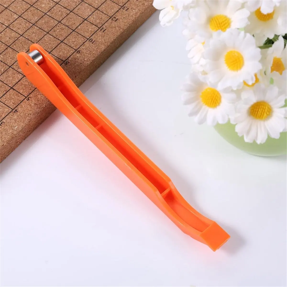 X16A Hot Hand Foiler for Stained Glass, Portable Copper Foil Tool Practical Stained Glass Making Kit Orange
