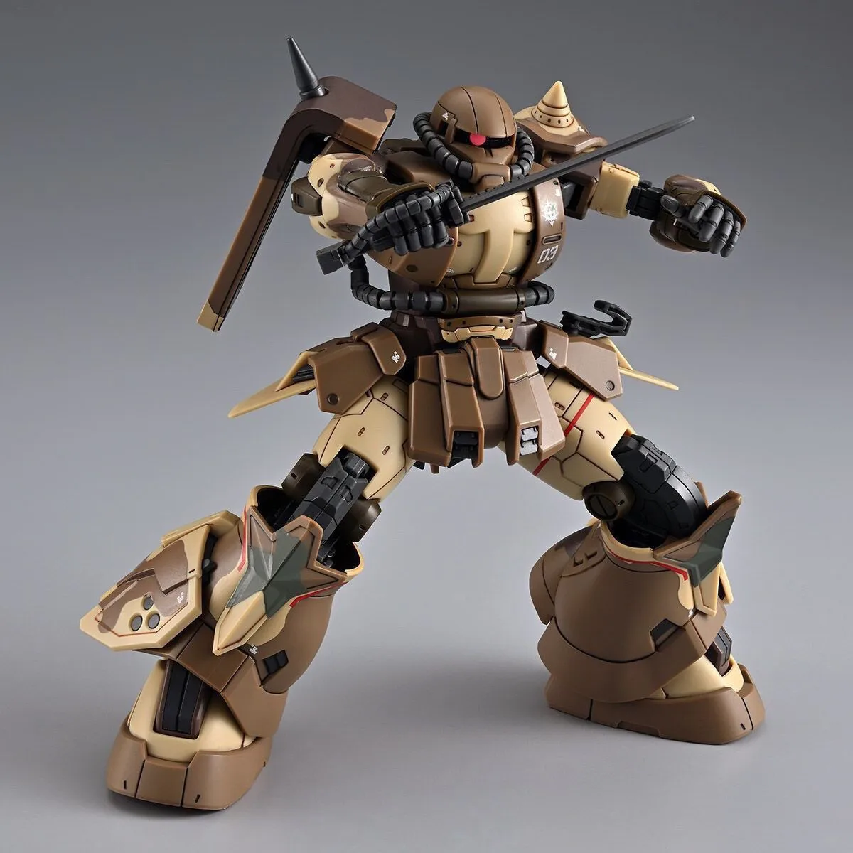 1/144 MS-06GD Zaku High Mobility Surface Type Actionfigur Modellbausatz PVC Montage-Roboter Anime-Figur Sammlerstück Spielzeug Geschenke