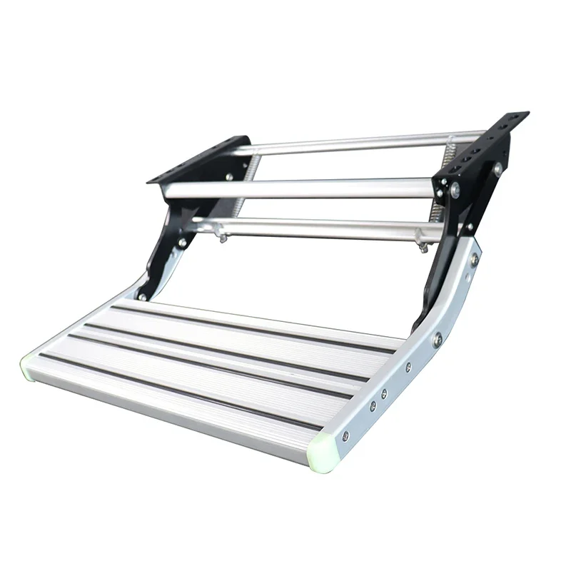 

Motorhome Electric Single Layer Step of Camper Caravan RV with Non-Slip & Aluminum Alloy Ladders for RV Motorhome Single Steps