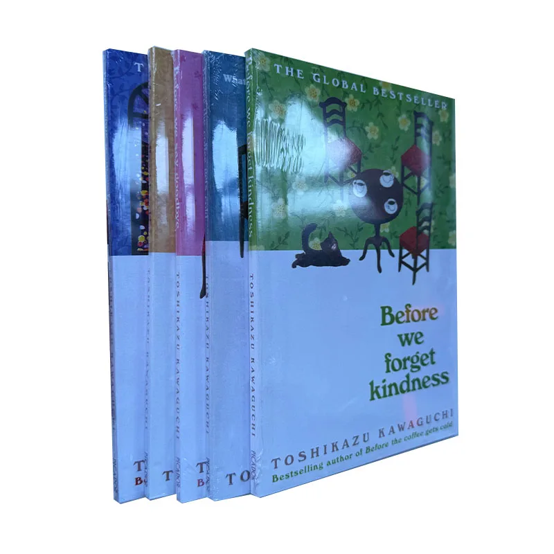 New 5 - Book English Collection: Before We Say Goodbye, The Coffee Gets Cold & Other Captivating Stories