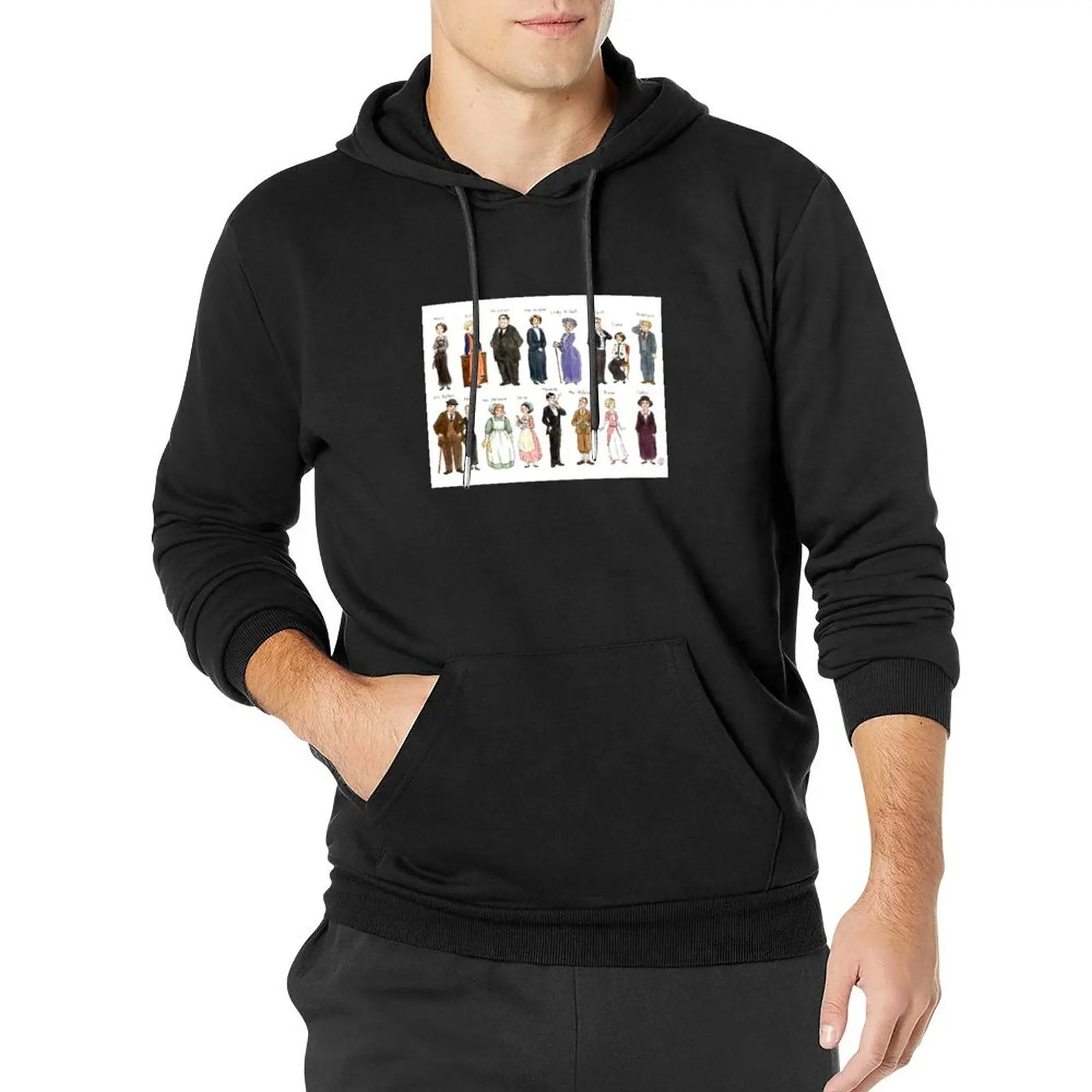 

Downton A. Portraits Pullover Hoodie men's coat anime clothing autumn hoodie