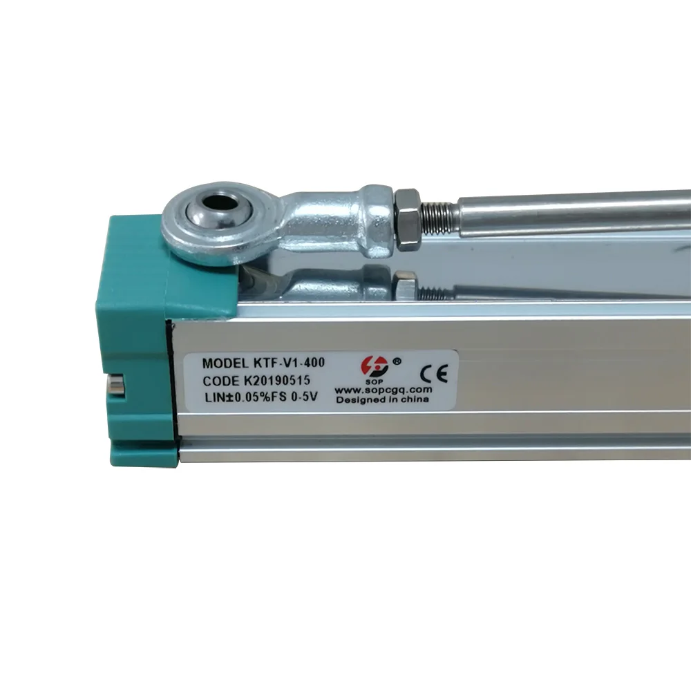 High Quality 0-5V Output 400mm Slide Type Linear Transducer with Rod End Joint