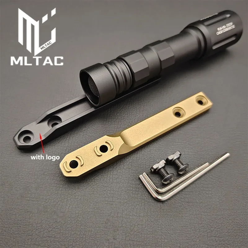 Tactical Metal CNC Offset Scout Light Mount M600 M300 PLH-V2 Base torcia per MLOK Rail Airsoft accessori luce arma