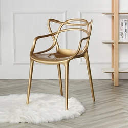 Nordic Kitchen Furniture Dining Chairs Living Room Furniture Acrylic Coffee Chair Transparent Chairs Bedroom Makeup Chairs