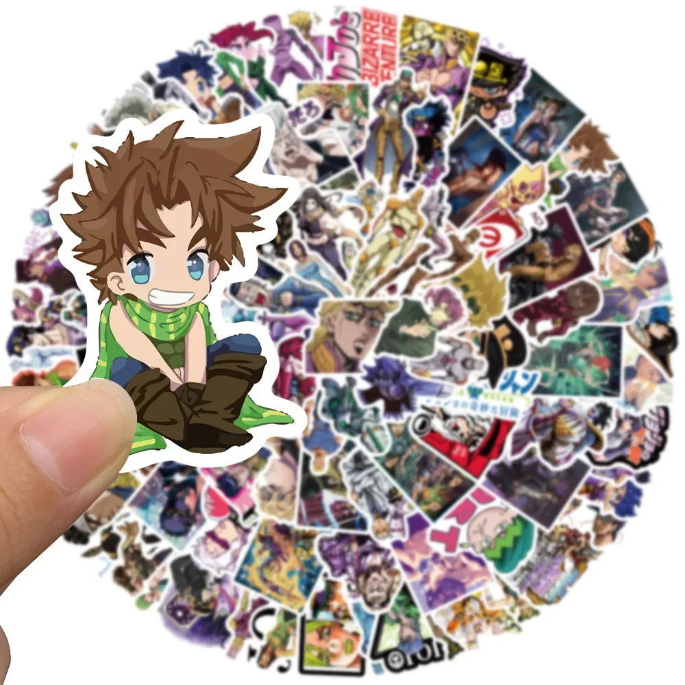 10/30/50PCS Anime New Jojo Bizarre Adventure Decal Sticker Gift Toy Graffiti DIY Suitcase Laptop Ipad Cute Sticker Wholesale