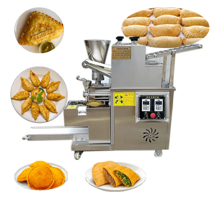 Automatic Mini Dumpling Maker Commercial Ravioli Machine with Replaceable Mold Maquina Hacer Empanadas Samosa Making Machine