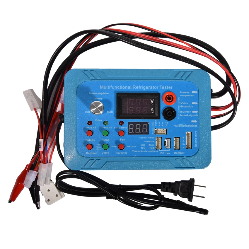 Inglês Versão Frigorífico Inverter Board Tester Pulso Válvula Solenóide Frigorífico Test Tool Universal