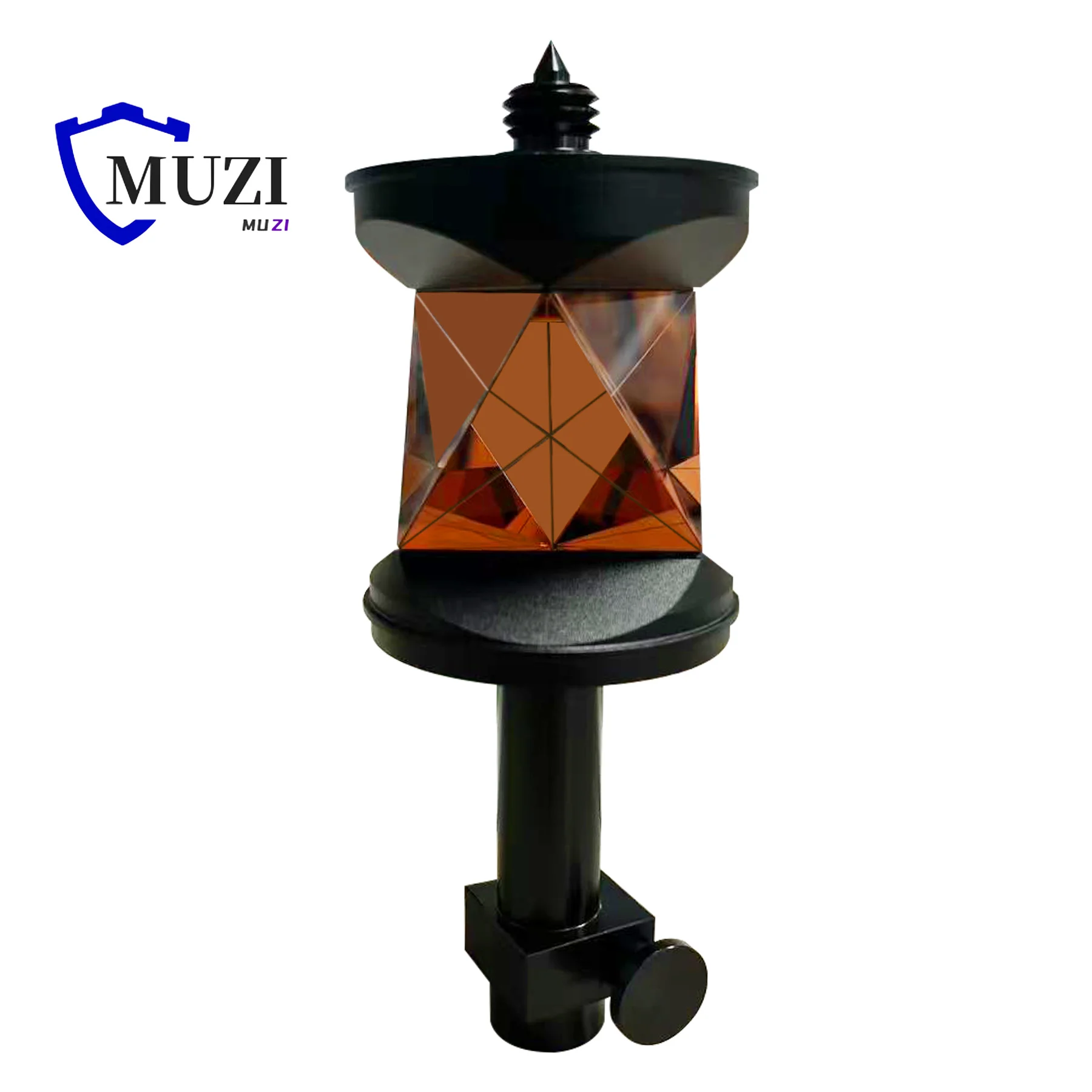 GRZ4S 360 Degree Reflective Prism for Leica ATR Total Station +23.1mm Copper Coated Survey Reflector Mini Survey Monitor Prism