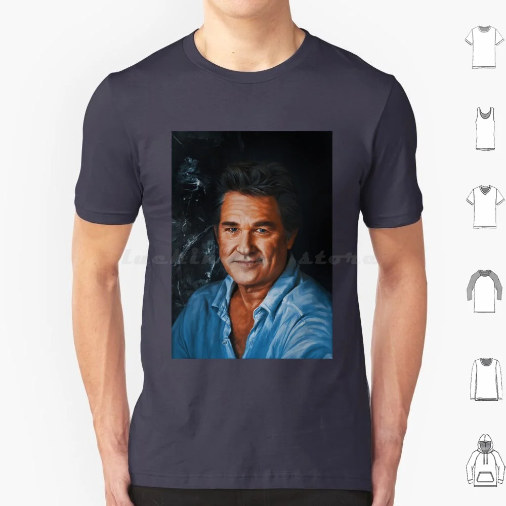 Kurt T Shirt 6xl Cotton Cool Tee Kurt Russell American Actor Artist Film Cinema Movies Portrait