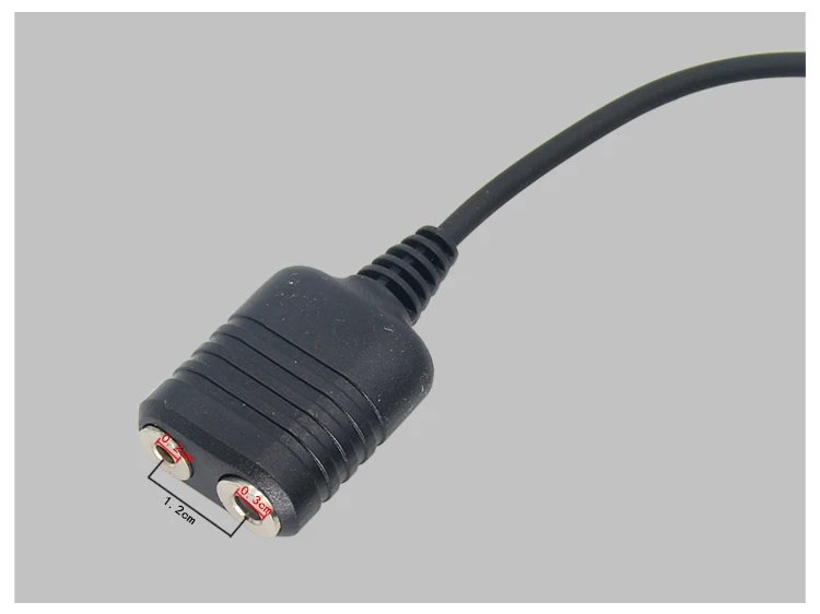 Adapter Kabel Stecker für Hytera HYT PD700 PD70 PD780 PD782 PD790EX PT580H Walkie Talkie K-Typ 2 Pin Headset mikrofon – Detail 3