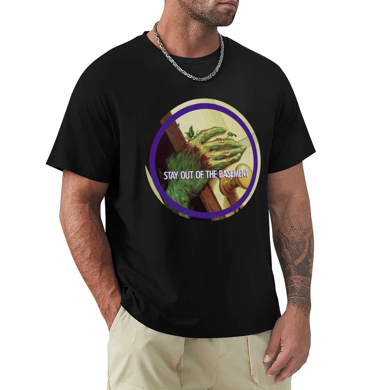 

Goosebumps Stay out of the Basement T-Shirt Blouse oversized t shirt black t shirts for men