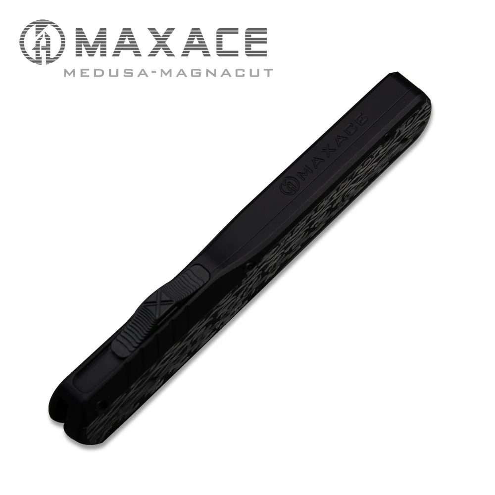 Maxace MEDUSA MagnaCut Steel 7075 Aluminumcarbon fiber handle comb toy tool Folding Knife