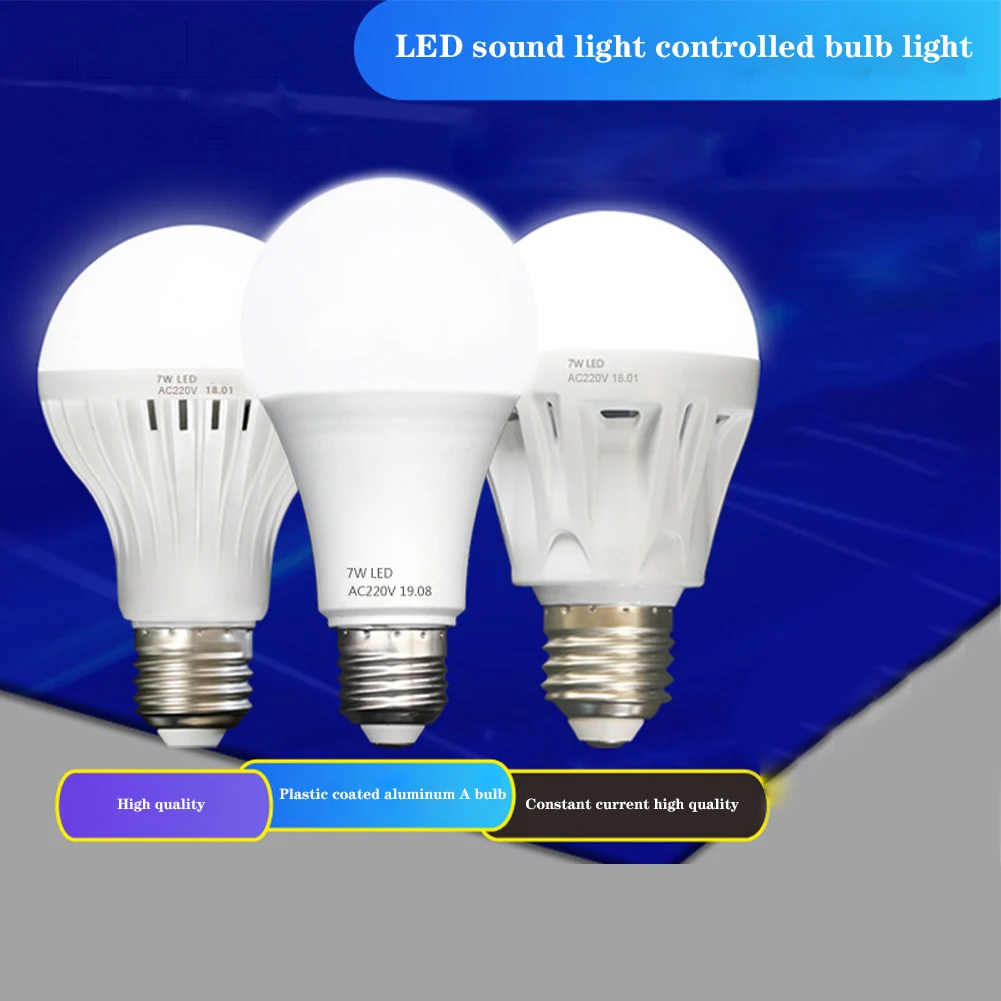 Dusk To Dawn Light Bulb 15W Smart Sensor Light Bulbs E26/E27 Automatic On/Off A60/A70 1000LM LED Light Bulb For Indoor Outdoor