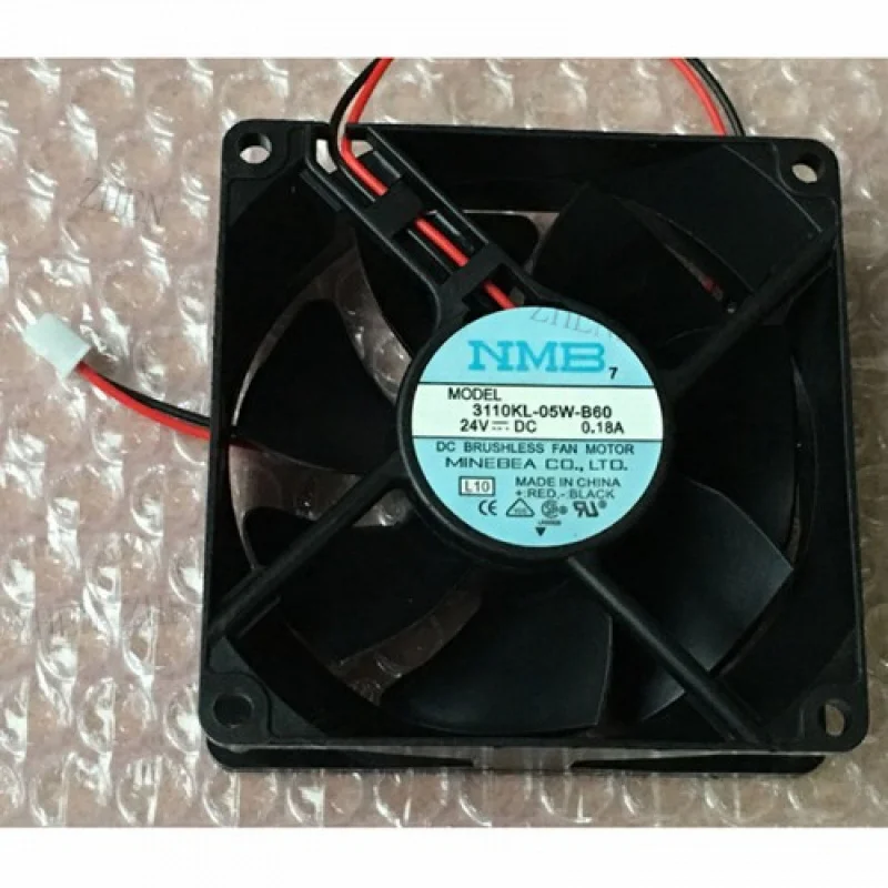 

Y 1PCS New FOR NMB 3110KL-05W-B60 24V 0.18A 2-Wire inverter cooling fan # QW.