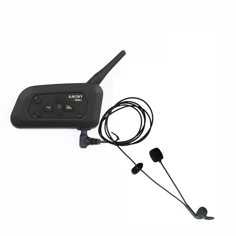 V4C V4 Soccer Referee Intercom Earpiece Simultaneous 4-Person Intercom Communication In-Ear Design (Right Ear) 3-Piece Set