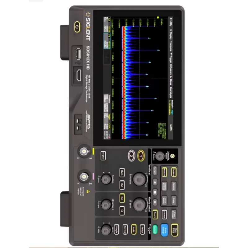 Siglent SDS812X HD 100MHz 12-bit High-Resolution Digital Storage Oscilloscope, 2 Channels, 2GSa/s Sampling Rate