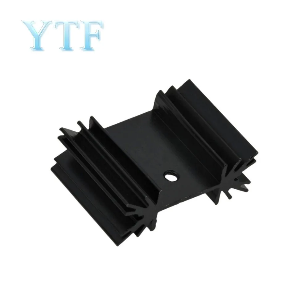 5PCS MOS Transistor Tube Heatsink Radiator Cooler Radiator 25×34×12MM Heat Sink FINS IC