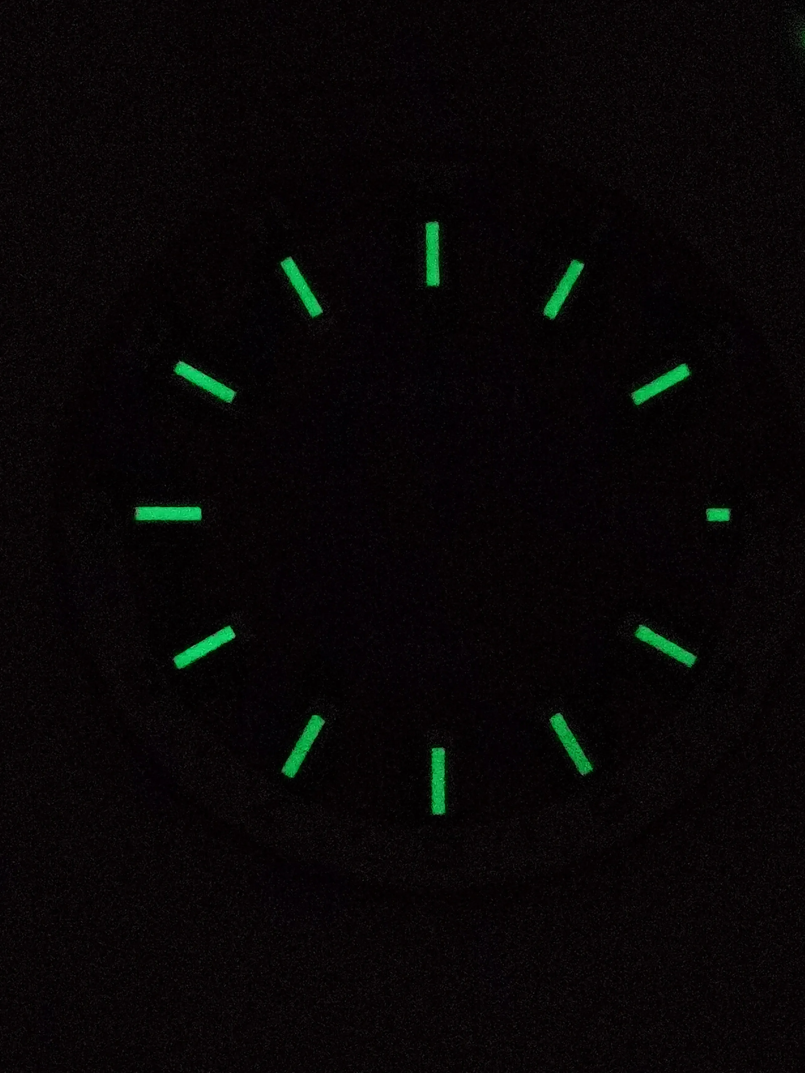 36.8MM Green Night Light Watch Dial Add Hands Fit NH35 Date 3 Window Automatic Movement