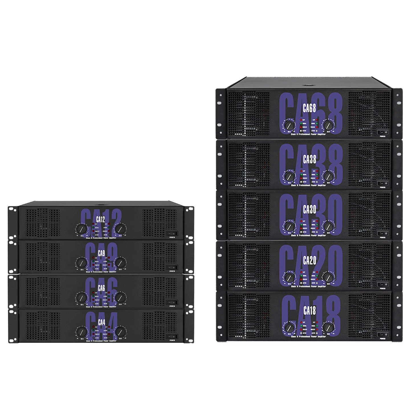 Amplificadores de Potencia de Audio Profesionales CA2 CA4 CA6 CA9 CA12 CA18 CA20 CA30 CA38 CA68 CA88, Amplificador de Audio Clase H