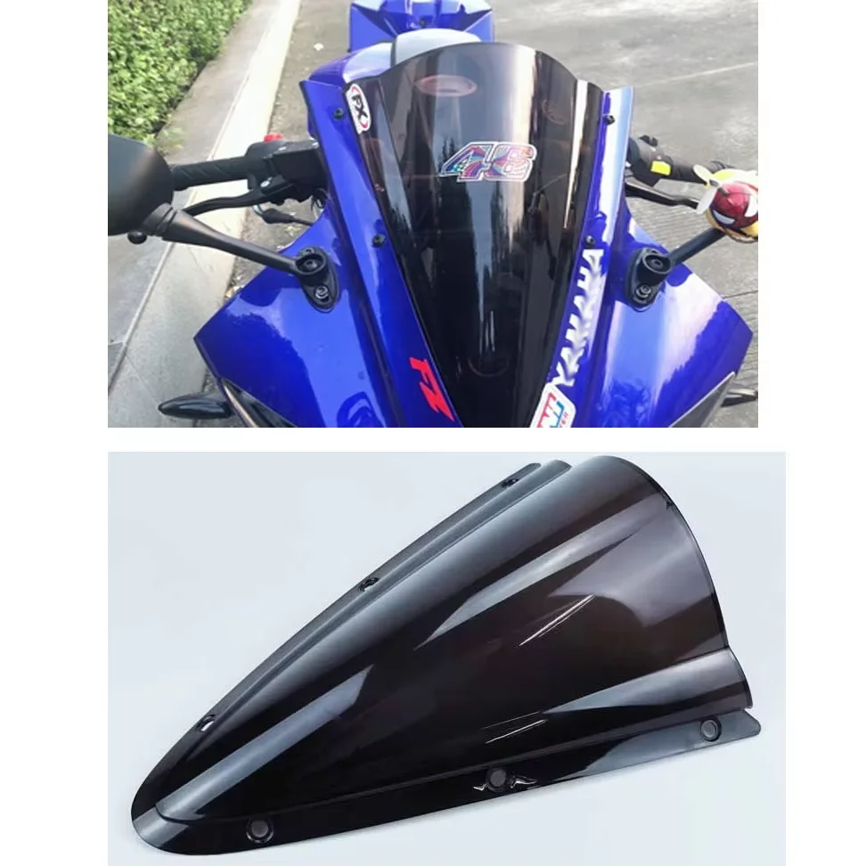 

For Yamaha YZF R125 Windscreen Windshield Wind Screen Smoke Iridium 2008 2009 2010 2011 2012 2012 2014 2013 2015 2016 2017 201