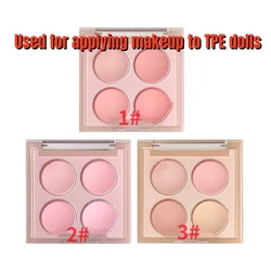 Muñeca de silicona TPE para maquillaje facial