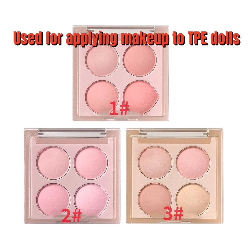 TPE silicone doll for facial makeup