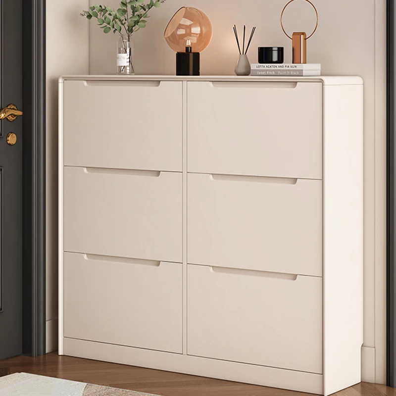Modern Vertical Shoe Cabinet Organizer Mobile Living Room Shoe Shelf Storage College Dorm Essentials Muebles Salon Furniture - Image 3