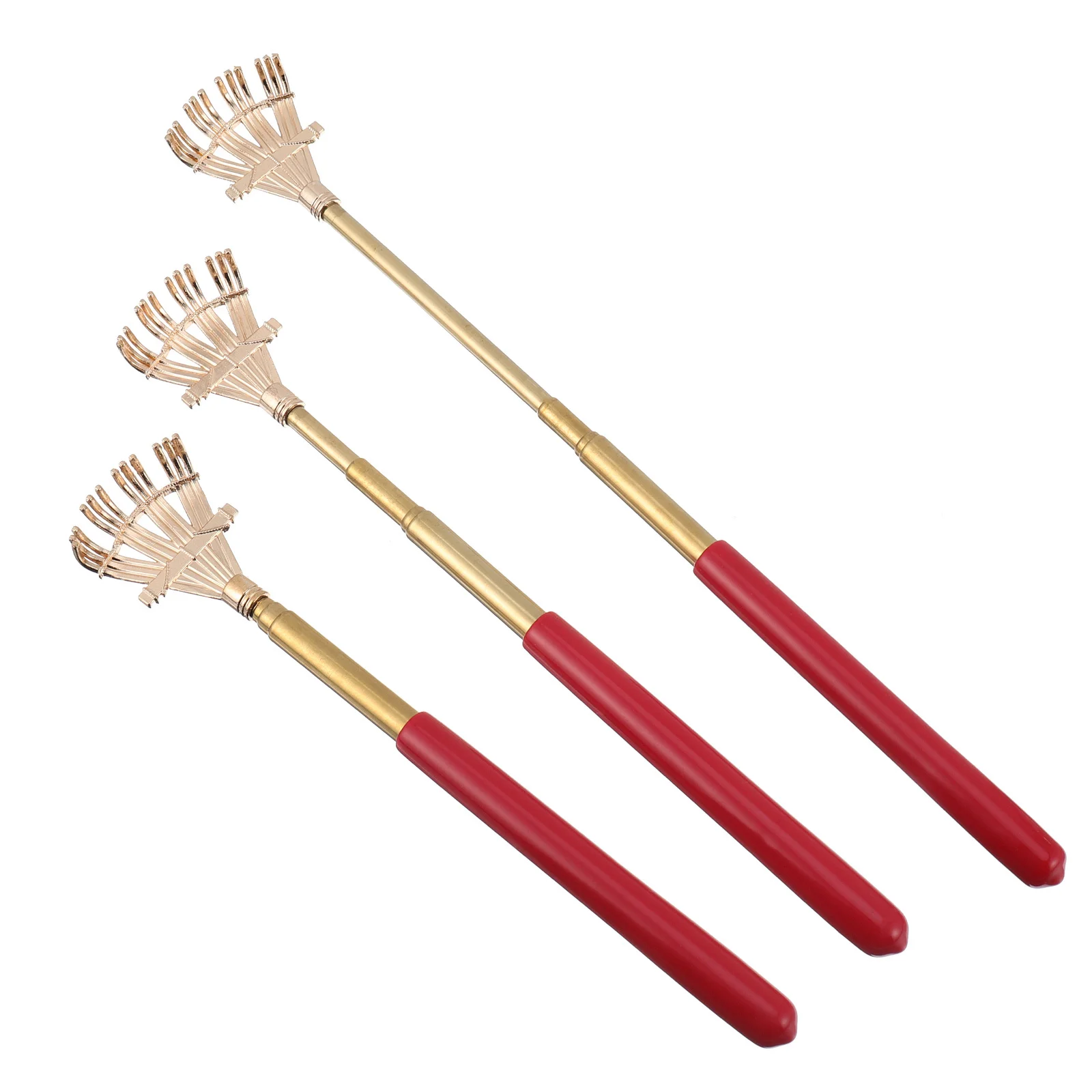 Grattaschiena allungabile multifunzionale da 3 pezzi Tiragraffi telescopico per alleviare il prurito Tiragraffi per la schiena