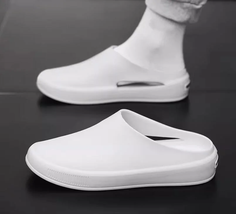Classic Men's Solid EVA Summer Slippers High Quality Women Casual Waterproof Shoes Men Slip-on Outdoor Slipper Man Beach Slides