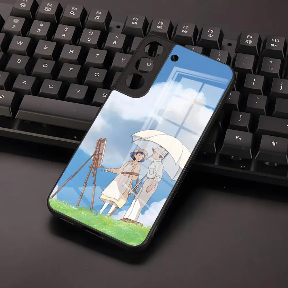 Anime The Wind Rises Phone Case For Samsung S24 S23 S21 S20 A34 A54 A53 M54 Note 20 Ultra Plus 2024 Glass Cover