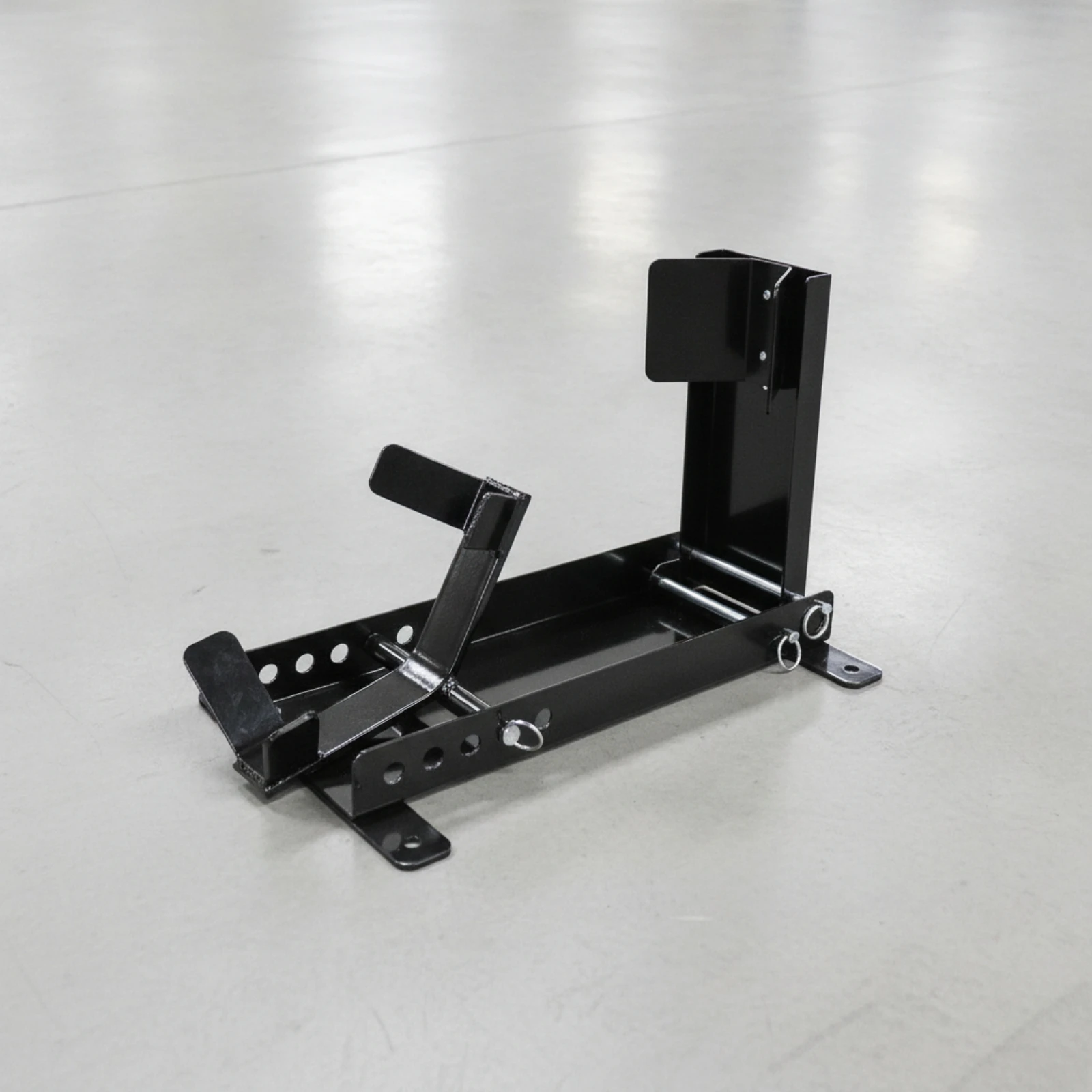 motorcycle-wheel-chock-stand-compact-motorcycle-stand-with-wheel-cradle-low-profile-space-saving-for-garage-workshop
