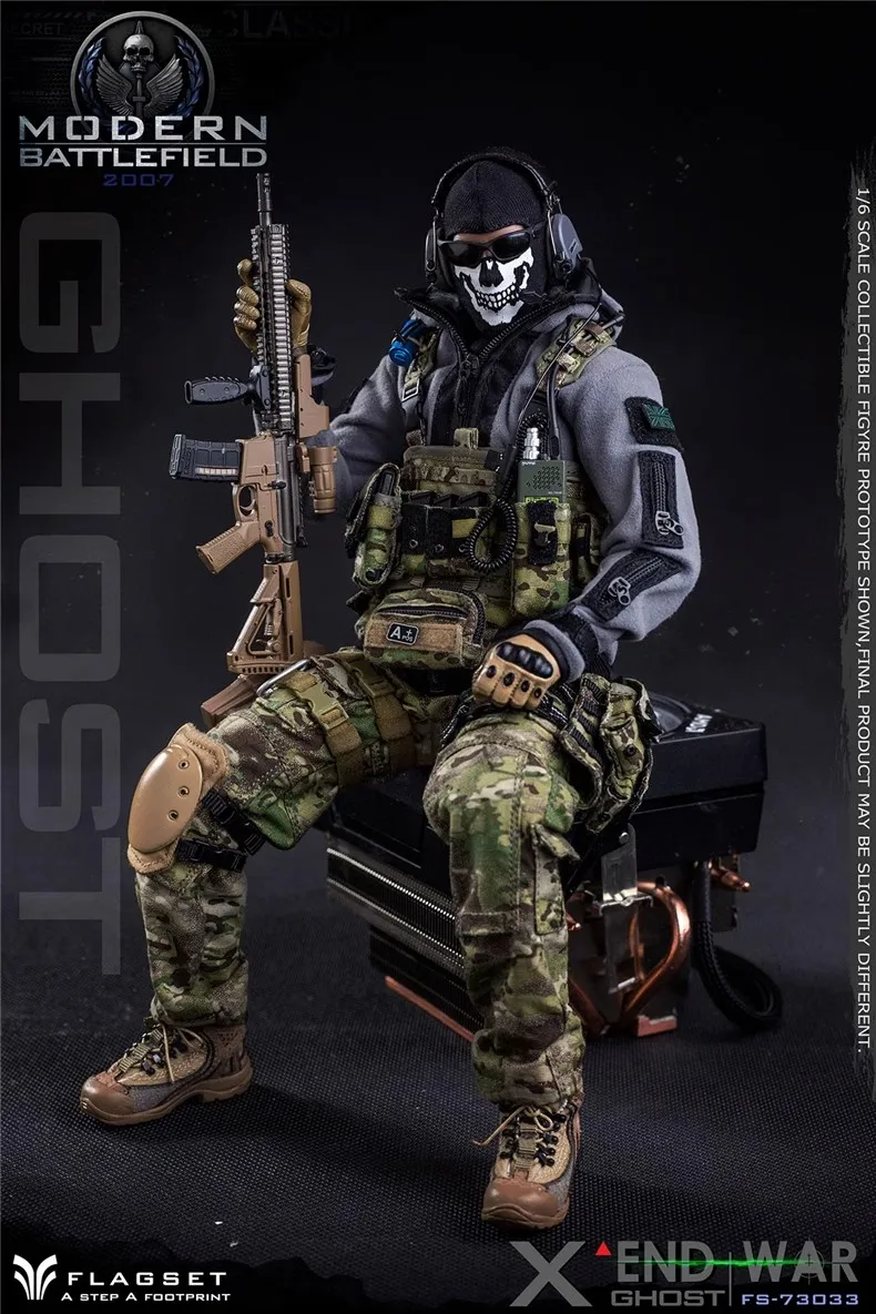 FLAGSET FS-73033 1/6 Soldier Modern Battlefield End War Full Set 12'' Action Figure Model Toy In Stock