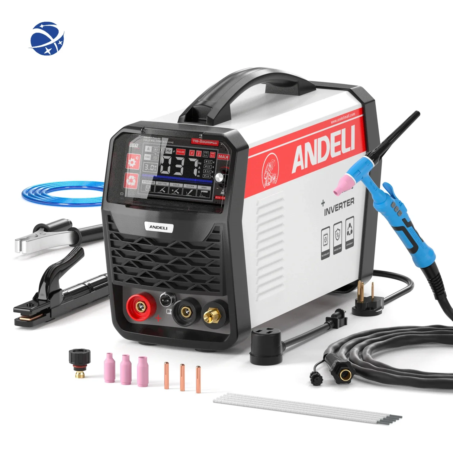 YYHC2024 New Arrival TIG-250MPLC  110V/220V TIG MMA CLEAN COLD  WITH Remote Control Torch  Multifunctional Welding Machine