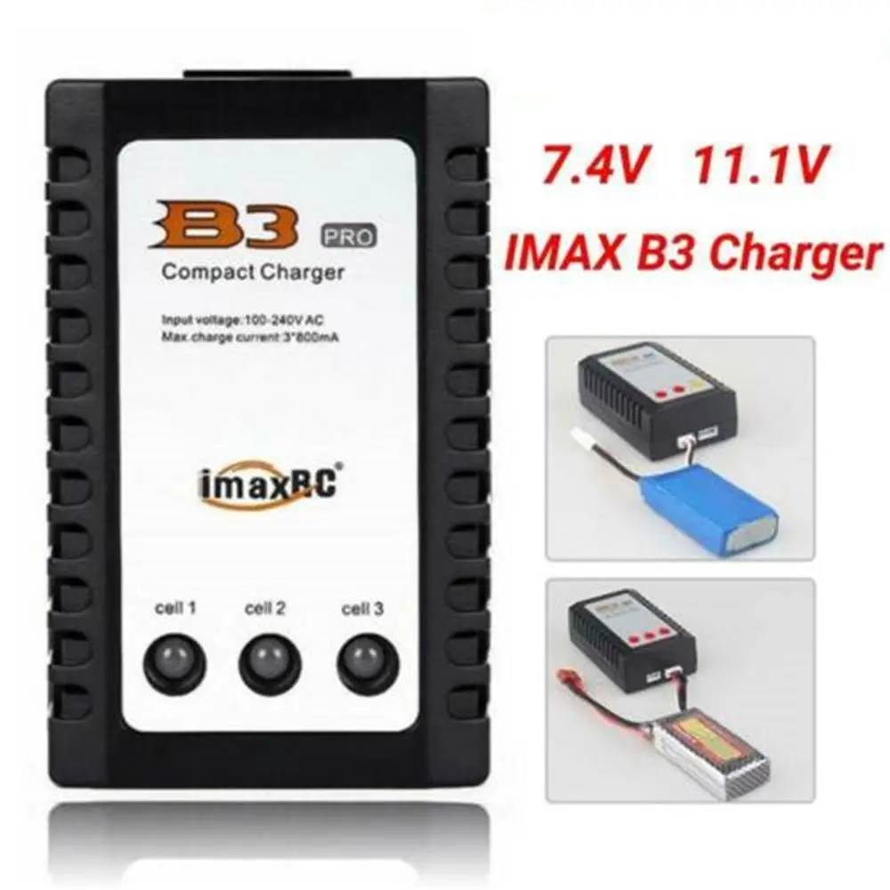RC Parts 7.4V-11 Battery Charger Power Cable US/EU Plug Balancer Charger Transformer Lithium Battery Power Adapter RC Helicopter
