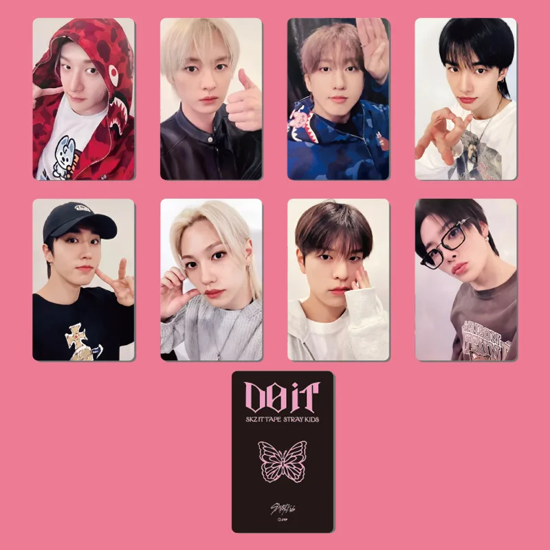 

Stray Kids' new DOIT small card SKZOO peripheral celebrity male group signing bonus card collection card