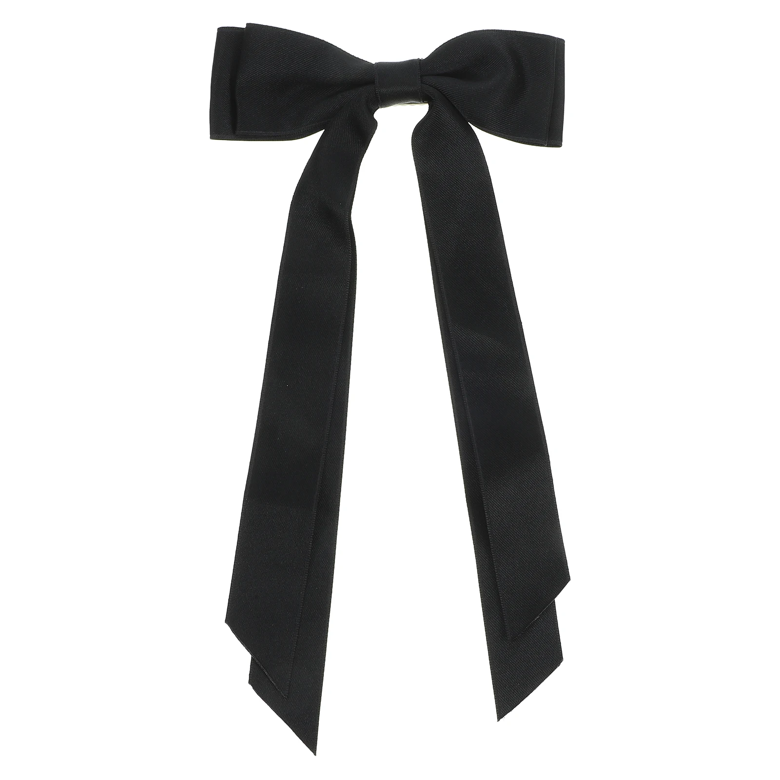 

Double Layer Clips Large Long Bow Clips For Women Bows Bows Long Black Women Hair Accessories Stylish Hair Bowknots