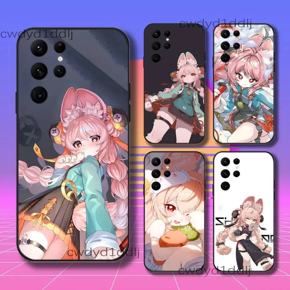 

Zhao Z-Zenless Zone Zero ZZZ Phone Case For Samsung S10,S21,FE,S21 ,S26,S25,S24,S23,Ultra,S9,S22,Plus Black Shockproof Silicone